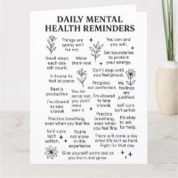 Daily Mental Health Reminders