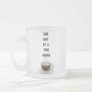 Daily Motivation Mug- Frosted Glass Frosted Glass Coffee Mug