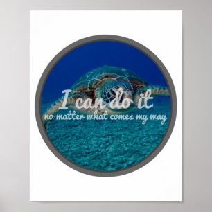 daily motivational affirmations for success poster