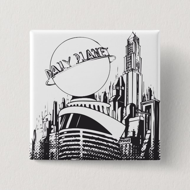 Daily Planet Button (Front)