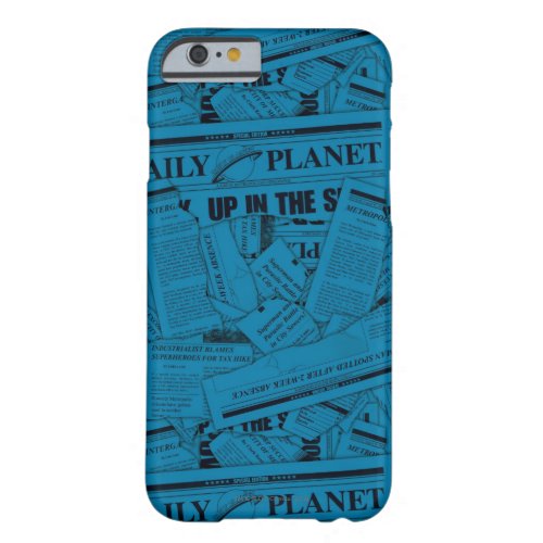 Daily Planet Pattern _ Blue Barely There iPhone 6 Case