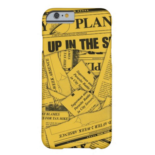 Daily Planet Pattern _ Yellow Barely There iPhone 6 Case