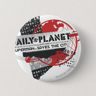 Daily Planet - Saves the City Pinback Button