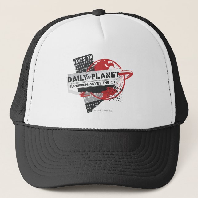 Daily Planet - Saves the City Trucker Hat (Front)