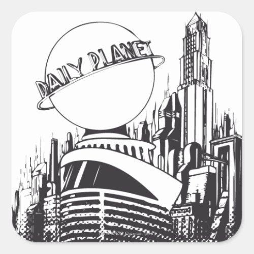 Daily Planet Square Sticker