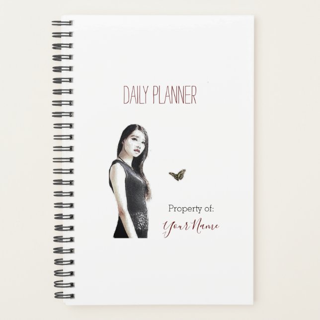 Daily Planner - Asian Woman - HAMbWG (Front)