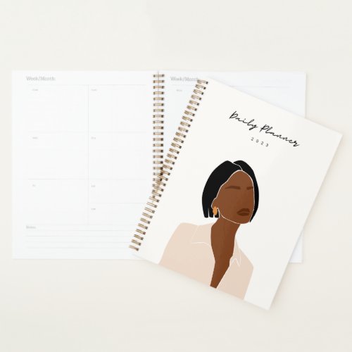 Daily Planner Black girl 