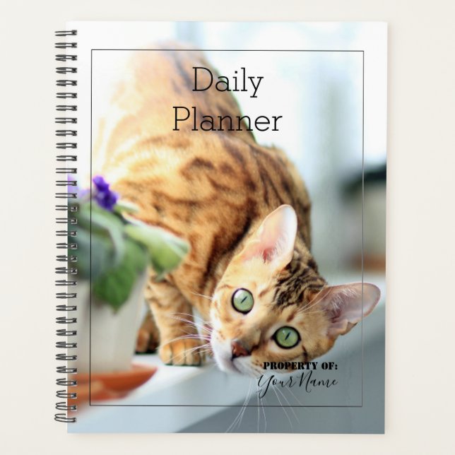 Daily Planner - Cat - HAMbWG (Front)