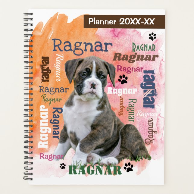 Daily Planner - Dog Pet Business (Front)