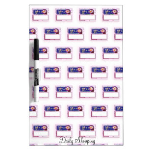 Daily Planner Dry Erase Board
