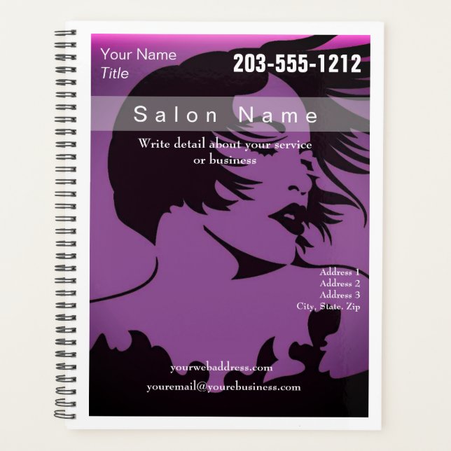 Daily Planner Hair Salon  - HAMbyWG (Front)