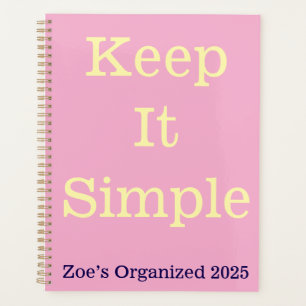 Daily Planner - Keep It Simple Custom Format