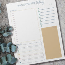 Daily Planner Modern Schedule Notes and To Do List