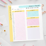 Daily Planner Modern Schedule Notes and To Do List<br><div class="desc">Custom Daily Planner Modern Schedule Notes & To Do List</div>