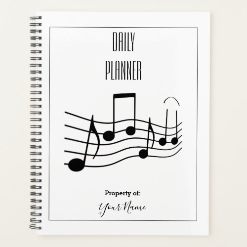 Daily Planner _ Musical Notes _ HAMbWG