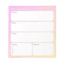 Daily Planner Notepad (40 pages)