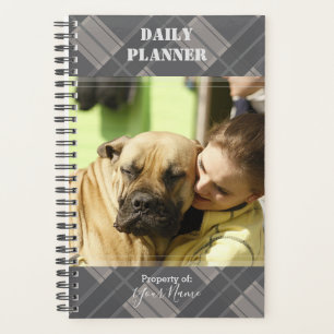 Daily Planner - Plaid With Your Photos - HAMbWG