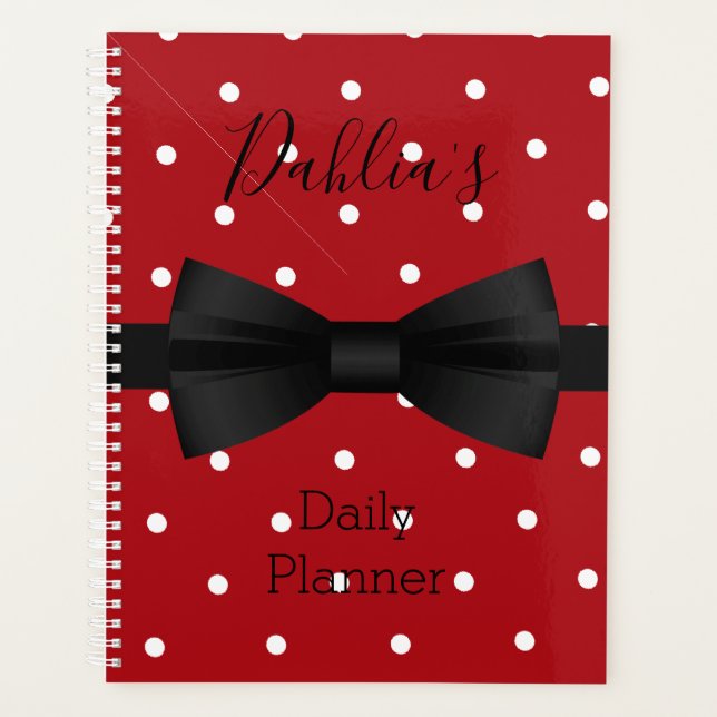 Daily Planner - Polka Dots - HAMbWG (Front)