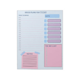 Daily Planner  Schedule Notes and To Do Lists