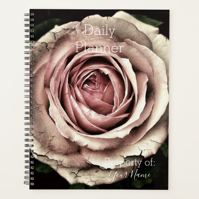 Daily Planner - Vintage Rose - HAMbWG (Front)