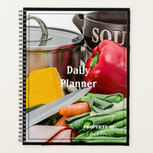 Daily Planner with a Food Theme - HAMbWG