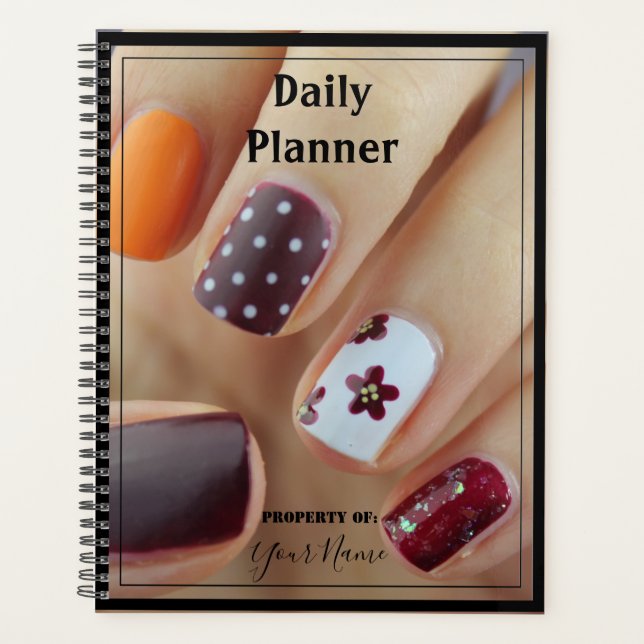 Daily Planner with ANY color Cover - HAMbWG (Front)