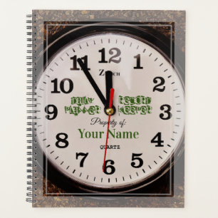 Daily Planner with Clock Design - HAMbWG