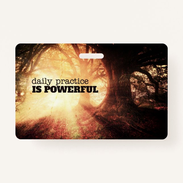 Daily Practice Badge (Front)