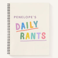 Daily Rants Cute Colorful Funny Saying Venting