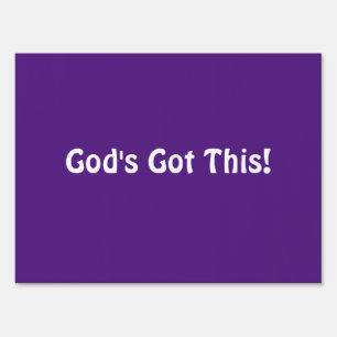 Daily reminder that God is in control- don't worry Sign