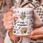 Daily Reminders Affirmation Mug<br><div class="desc">The perfect mug for anyone who needs a reminder of just how fantastic they are.</div>