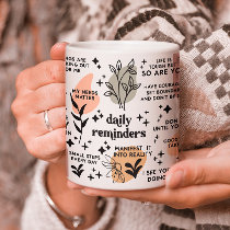 Daily Reminders Affirmation Mug