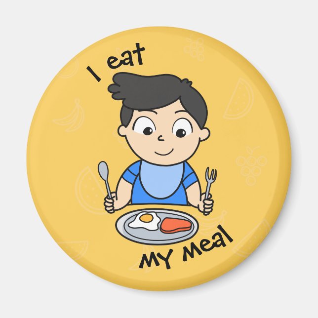 Daily Routine for Kids - Boy Magnet (Front)