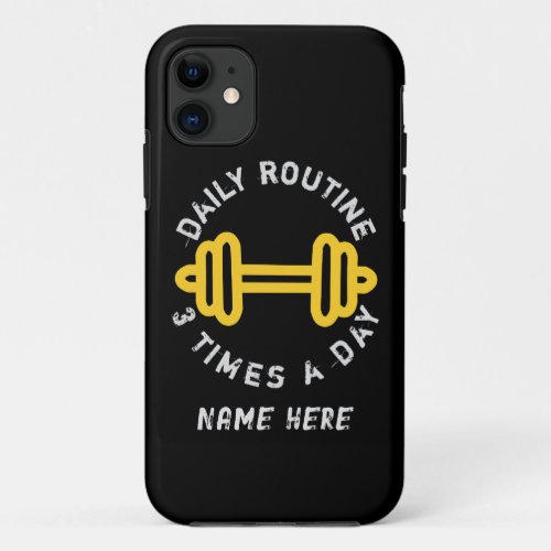 Daily routine iPhone  iPad case
