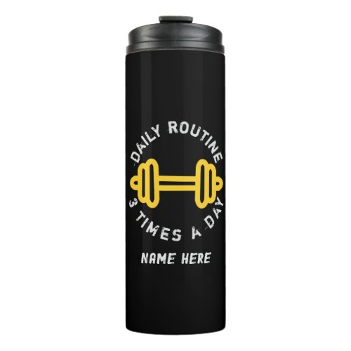 Daily routine Thermal Tumbler