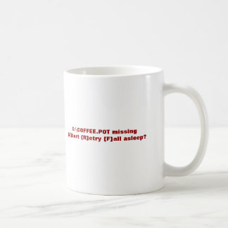 Daily Shot Of Coffee - C:\COFFEE.POT missing (A)bo Mug