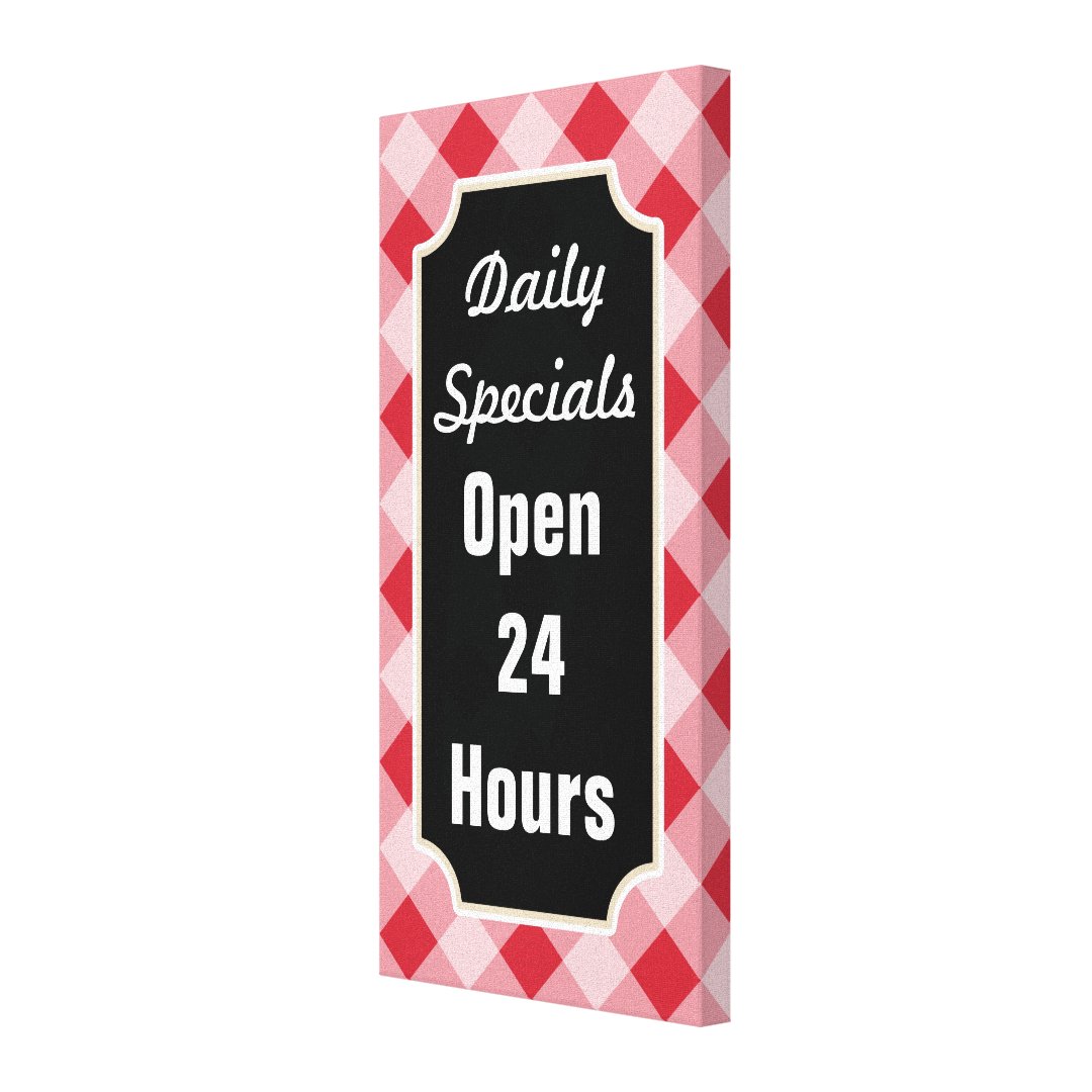 Daily Specials Diner Sign Art (Front Right)