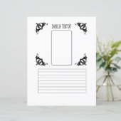 Daily Tarot Sheet (Standing Front)