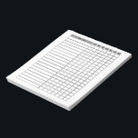 Daily Tasks Checklist Notepad<br><div class="desc">Daily Tasks Checklist Notepad</div>