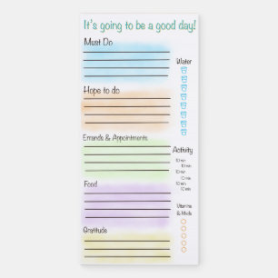 Daily To-Do Checklist and Planner Magnetic Notepad