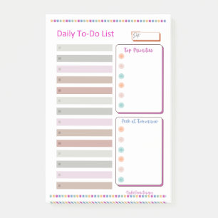 Daily To Do List Notepad