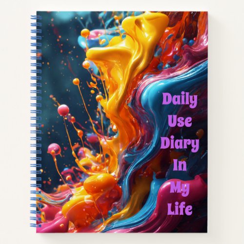 Daily Use Diary In My Life Notebook