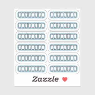 Daily Water Tracker Bujo Planner Sticker