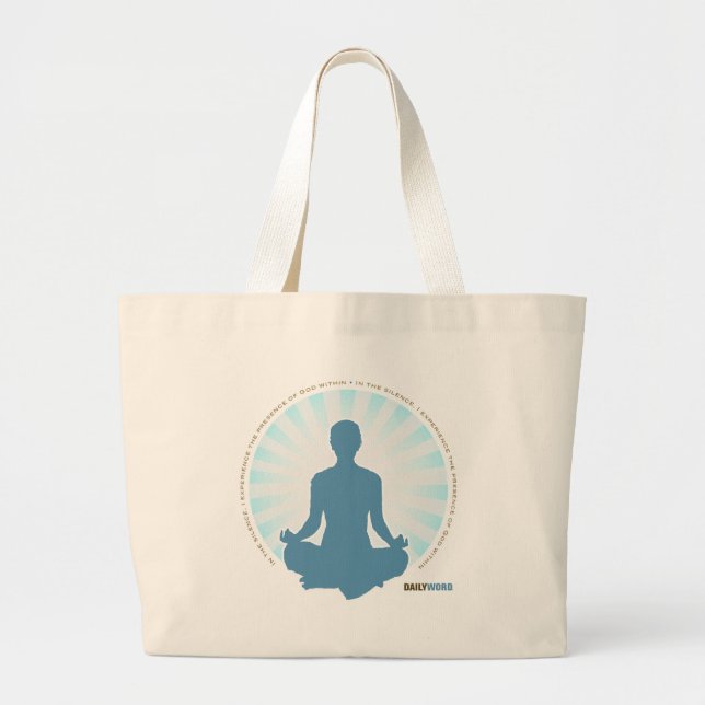 DAILY WORD® "Inner Peace" Canvas Bag (Front)