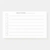 Sage Green Checklist Functional Sticky Notes 3x3 In. 