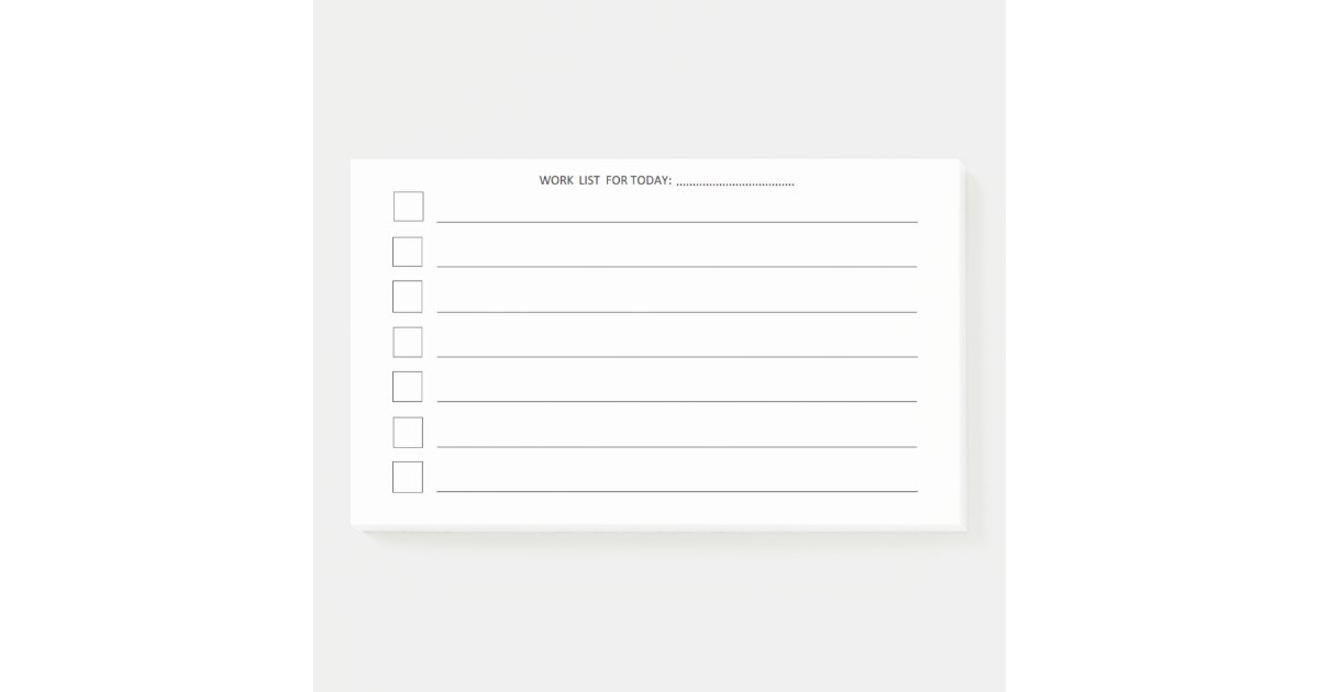Sage Green Checklist Functional Sticky Notes 3x3 In. 