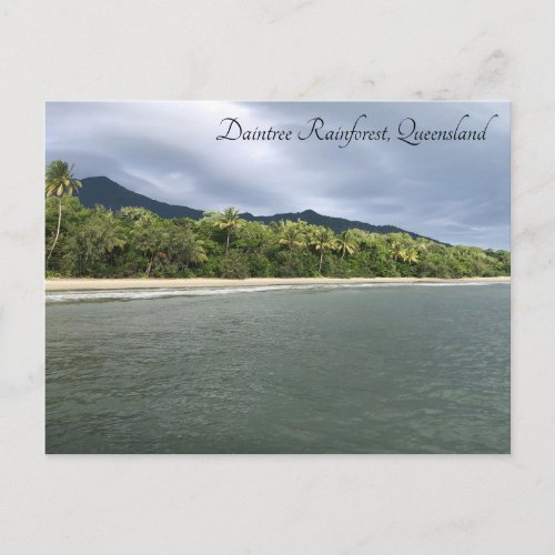 daintree beach postcard