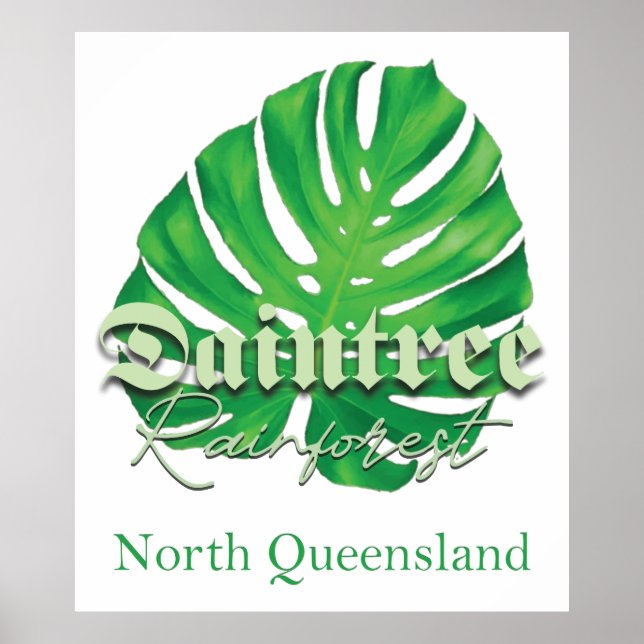Daintree Rainforest Poster (Front)