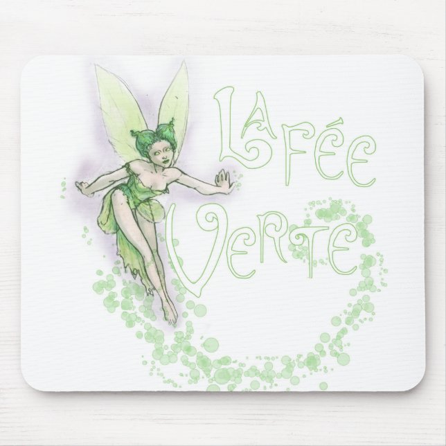 Dainty Absinthe La Fee Verte III Mouse Pad (Front)