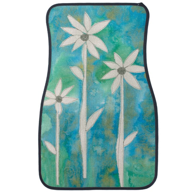 Dainty Daisies I Car Mat (Front)